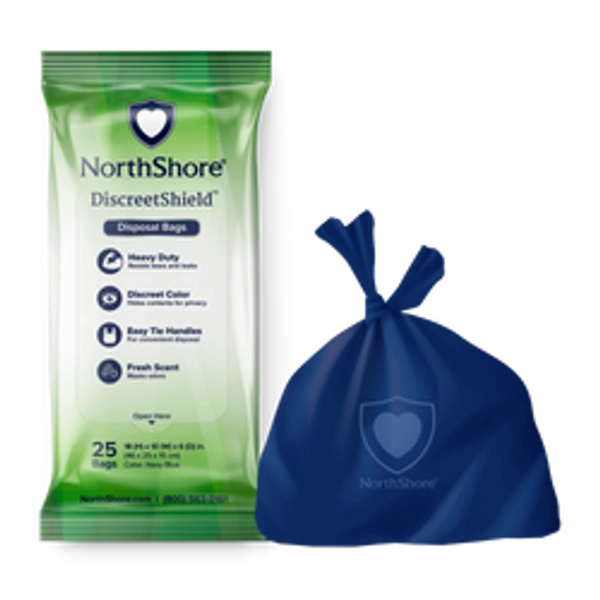 NorthShore DiscreetShield Scented Adult Diaper Disposal Bags