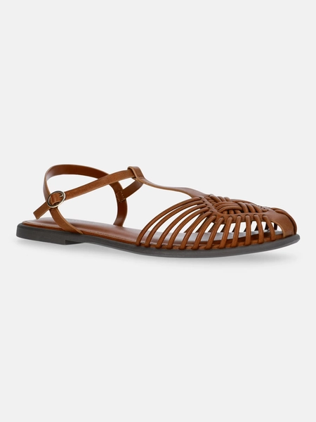 No Boundaries T-Strap Huarache Sandals, Women's - Walmart.com