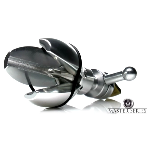 XR Brands Master Series Ultimate Asslock Pear of Anguish Steel Locking Plug