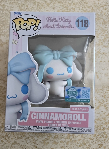 Hot Topic Cinnamoroll Funko Pop #118 Limited Edition 9500