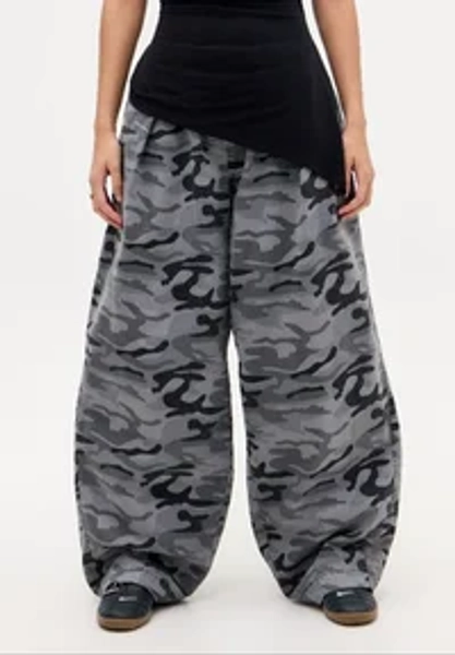 BOBBI - pants - grey