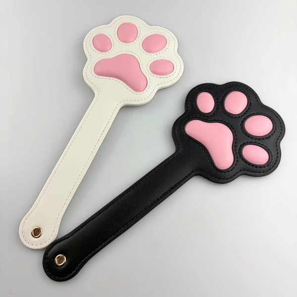 Puffy Paw  Paddle, Premium PU Leather - Etsy