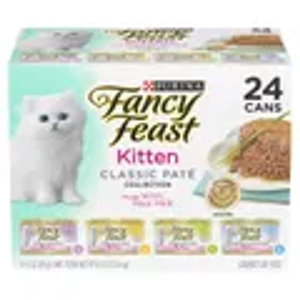 Fancy Feast Classic Pate Variety Pack Kitten Food 85g-24PK