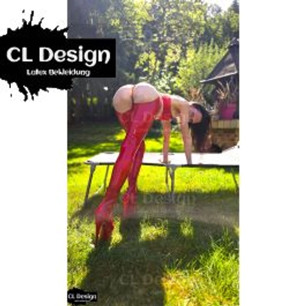 Latex Leggings "B**t Out"