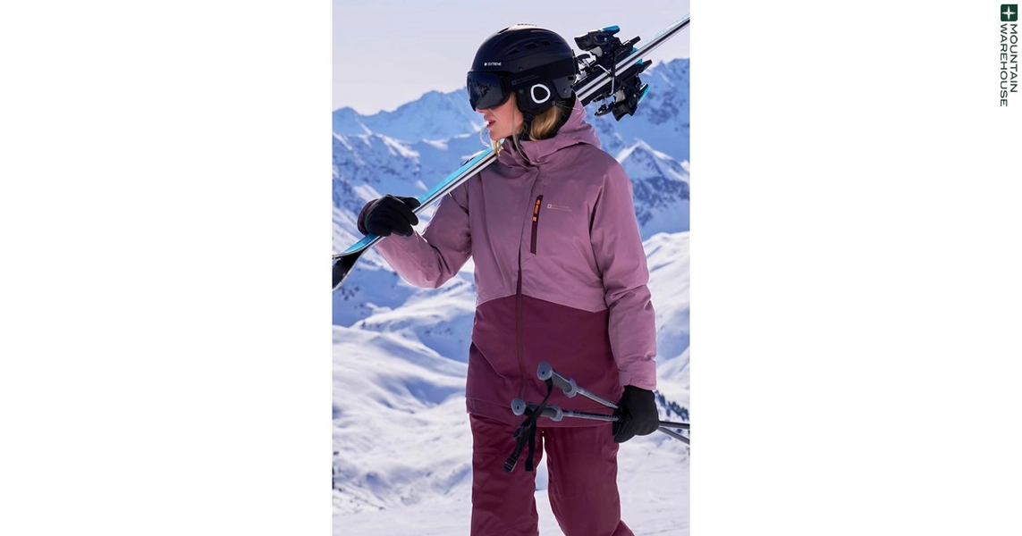 Alpine Womens Puffer Waterproof Ski Jacket | Mountain Warehouse NZ