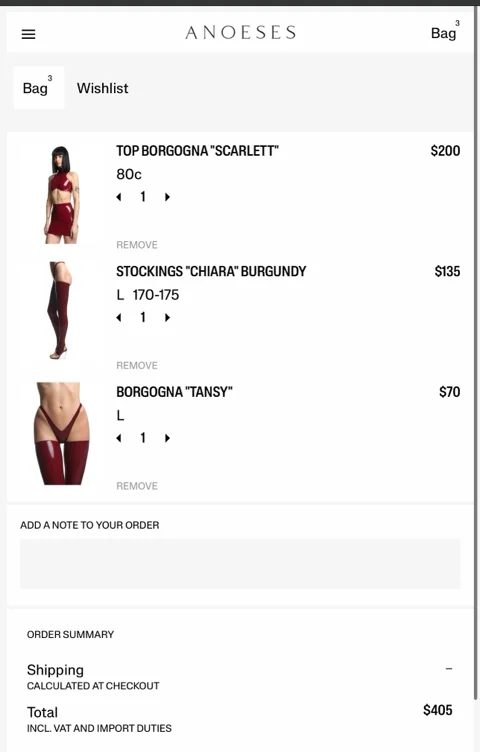 Refound me the Set lingerie