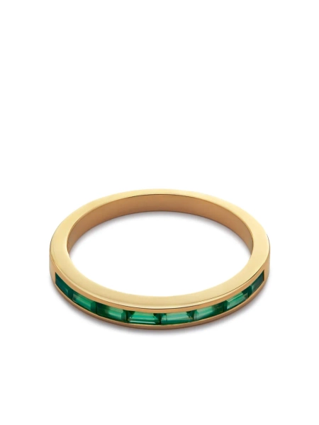 Monica Vinader Mini Baquette Half Eternity ring | K