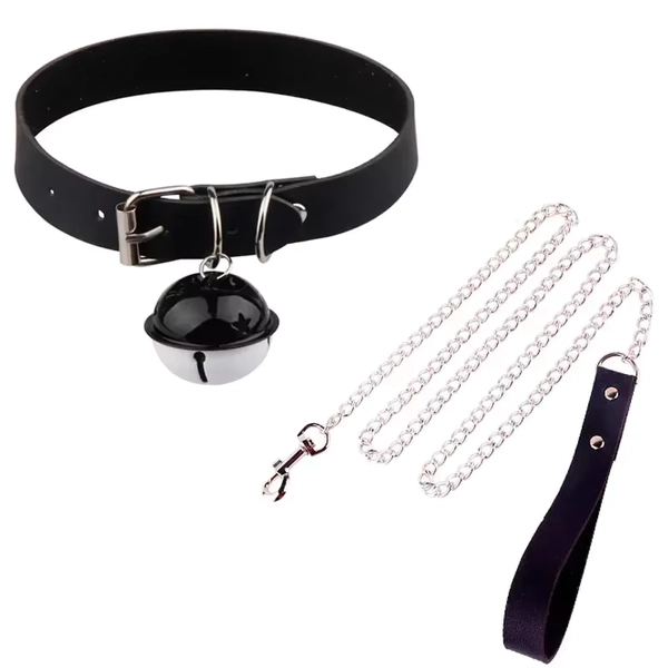 Collar sexual Bdsm, Collar de Bondage, correa de esclavo, cadena de acero, Gargantilla con remaches, cadena para perro, collares para el cuello, Juguetes sexuales para mujer y hombre - AliExpress 66