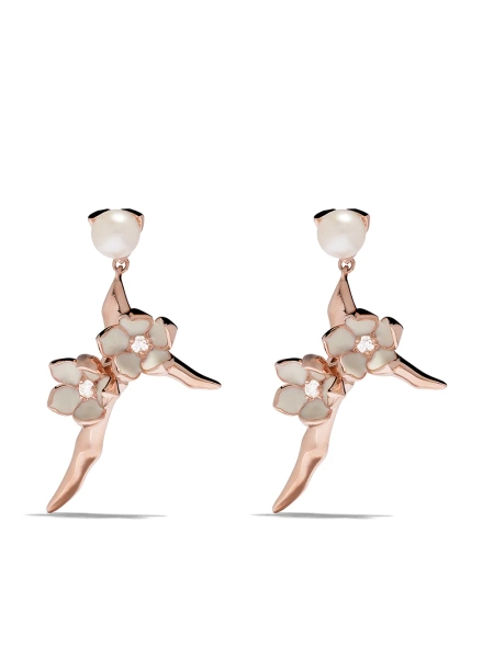 Leane cherry blossom earrings 