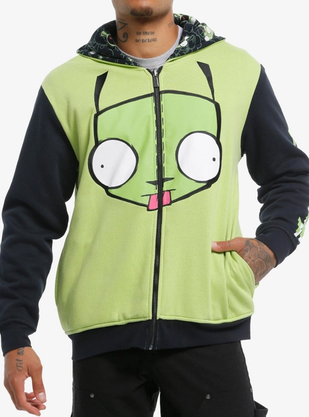 Invader Zim GIR Reversible Hoodie