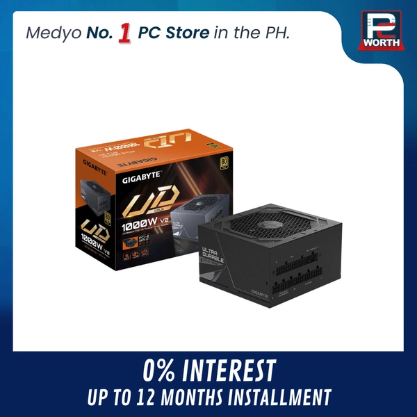 GIGABYTE UD1000GM BLACK PG5 V2 WITH PCIE 5.1 1000W 80+ GOLD FULLY MODULAR
