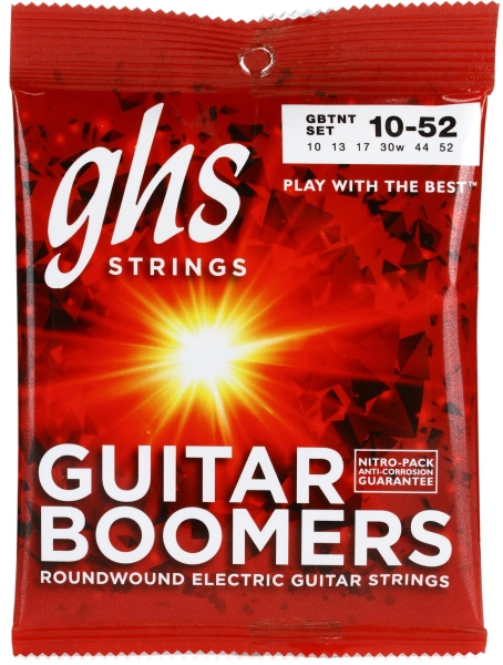 GHS GBTNT Guitar Boomers Electric Guitar Strings - .010-.052 Thin-Thick
