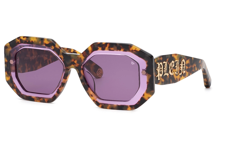 Philipp Plein SPP098M 0778 HAVANA GIALLO LUCIDO 53/18/140 Women's Sunglasses
