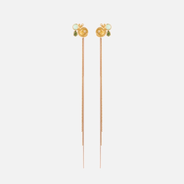 lotus earrings