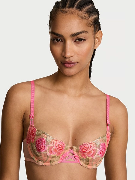 Wicked Unlined Sweet Melody Embroidery Balconette Bra