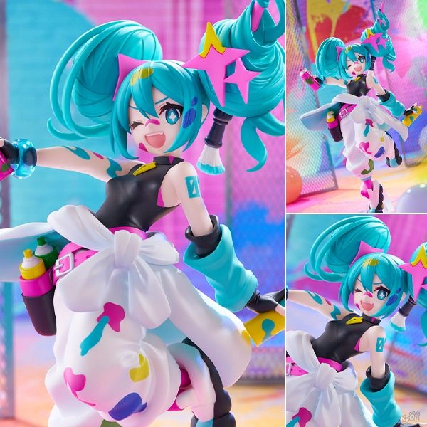 Trio-Try-iT Figure Hatsune Miku - Paint Girl Ver. Illustration by Kurumitsu Vocaloid