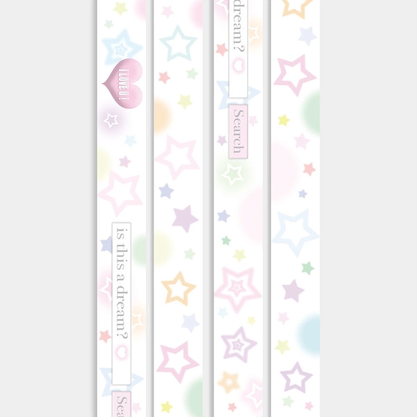 seobbol_ | I LOVE YOU glitter masking tape