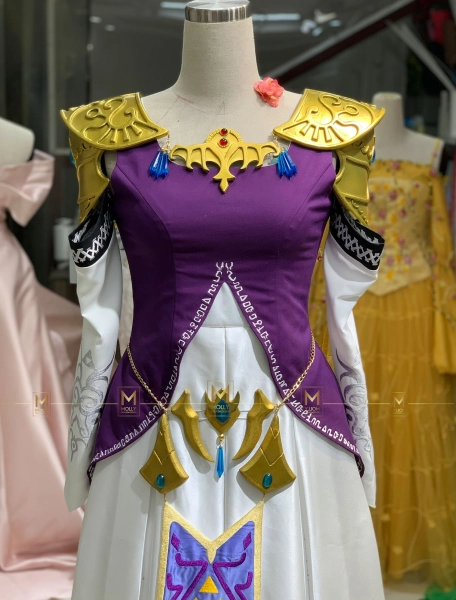 Zelda twilight cosplay costume, The Legend of Zelda cosplay, Princess Zelda Adult Costume, Zelda wedding dress