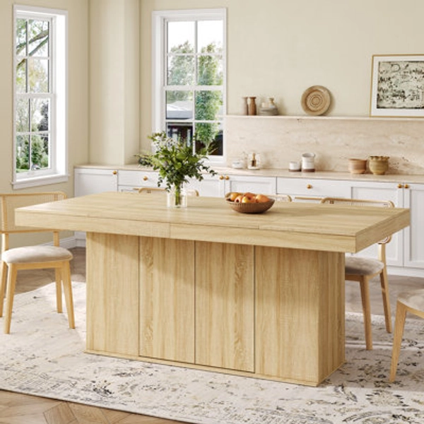 Ebern Designs 78'' Dining Table For 6-8 People