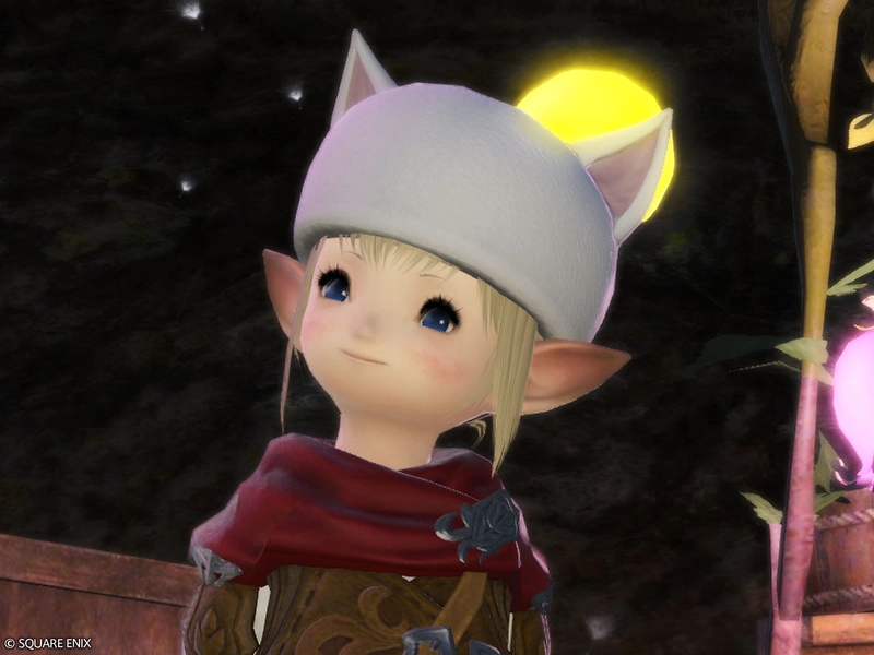 Yellow-pommed Moogle Cap