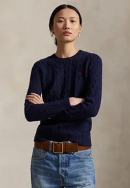 Polo Ralph Lauren - JULIANNA LONG SLEEVE - Jumper - hunter navy