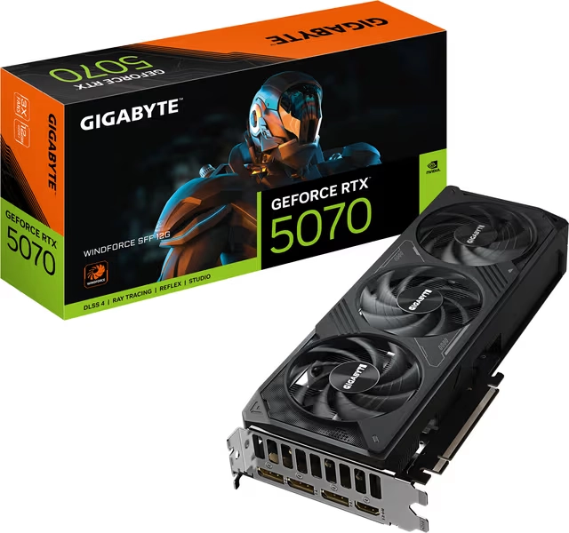 Gigabyte GeForce RTX 5070 WINDFORCE 12GB grafikkort