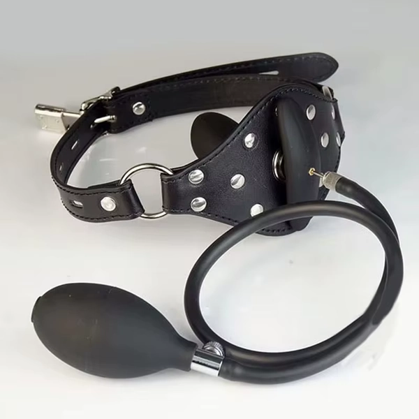 Gag BDSM gonflable pompé dans la bouche, Plug Anal/dilatateur de vagin en Silicone grand/entraînement, jouets sexuels pour Couples