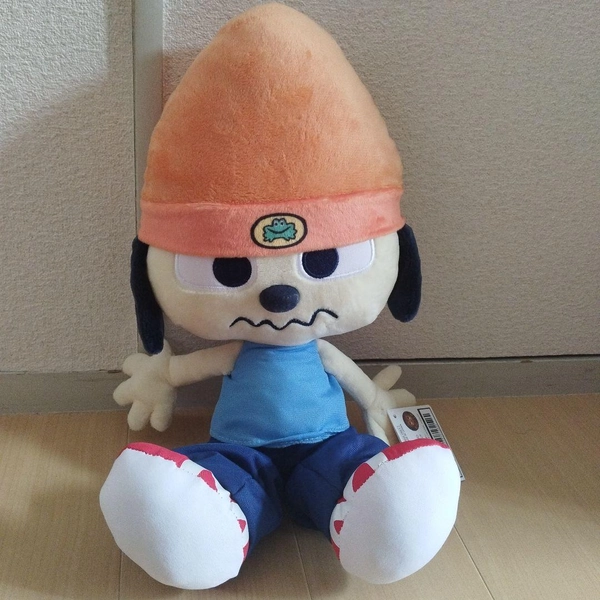 パラッパラッパー おすわりぬいぐるみ 困り顔
