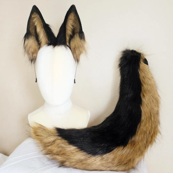 German Shepherd Ears & Tail
