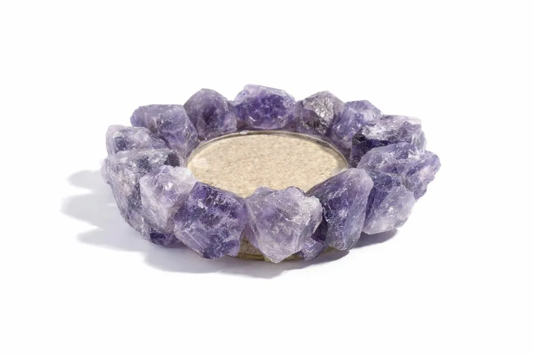 amethyst candleholder
