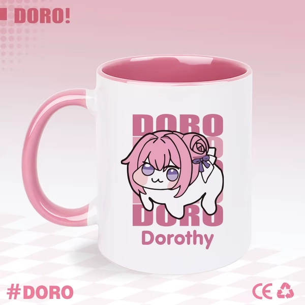 Anime Cosplay versión Q taza de cerámica tazas de cerámica de dibujos animados tazas de vidrio de agua regalo de Navidad