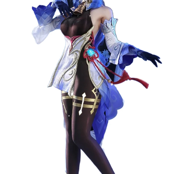 【Ready For Ship】DokiDoki-SR Game Genshin Impact Cosplay Gan Yu Costume Ganyu / Shoes - S-Ready For Ship