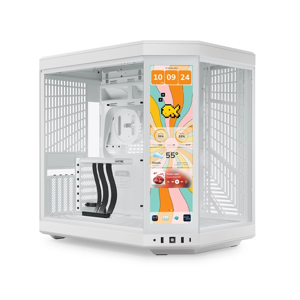 Y70 touch infinite - Our New PC Case with LCD Screen - Snow White