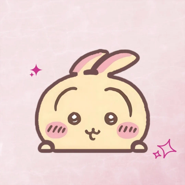 Usagi 4" Vinyl Peeker Sticker Chiikawa - Etsy