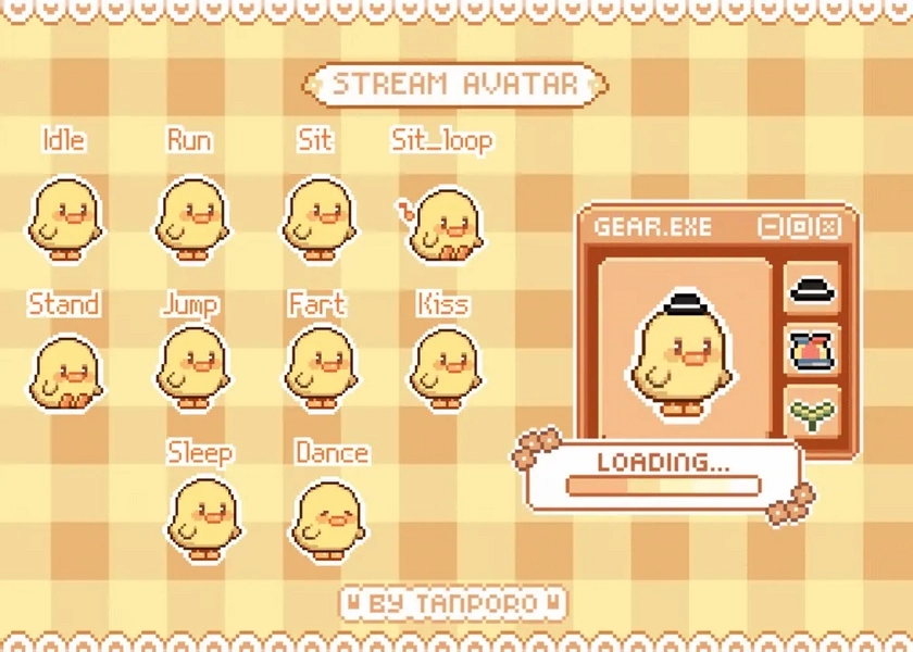 Pixel Stream Avatars by Tanporo (@_tanporo_)
