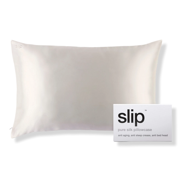 Pure Silk Queen Pillowcase - White