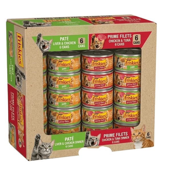 TEMU Wet Cat Food Pack – Paté & Prime Filets, 5.5 Oz Each