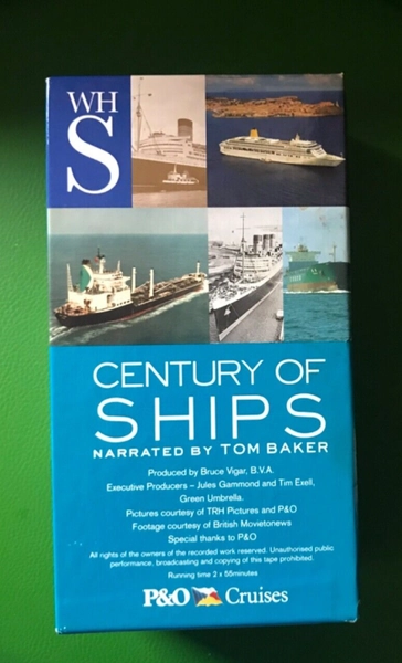 Ships - century of ships 2 x vhs video box pal