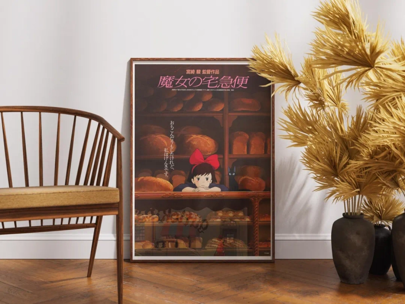 Kiki’s Delivery Service (1989) by Studio Ghibli Movie Poster, High Quality Film Print, Heavy Weight FSC Certified Non Reflective Wall Art - Etsy Canada