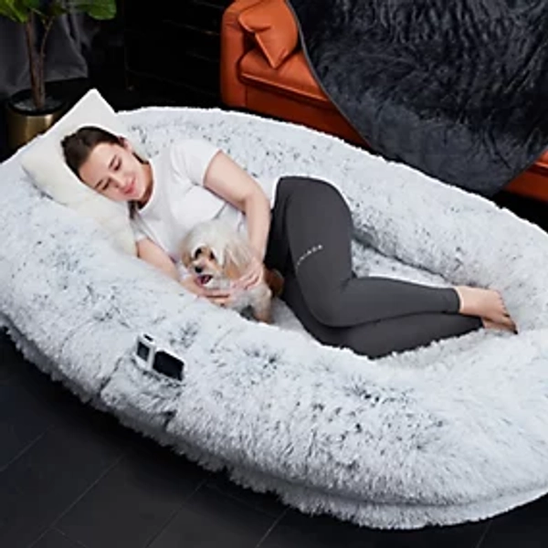 Faux Fur Human Pet Bed