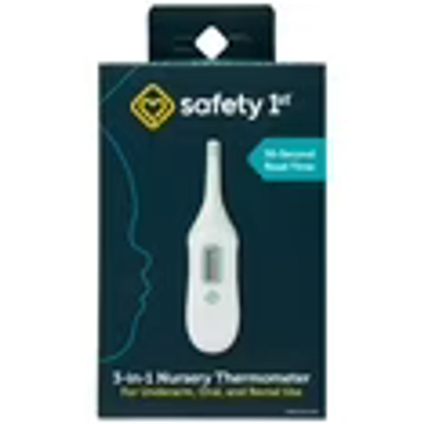 Safety 1st 3-in-1 Nursery Thermometer, Infant, Sea Stone Aqua