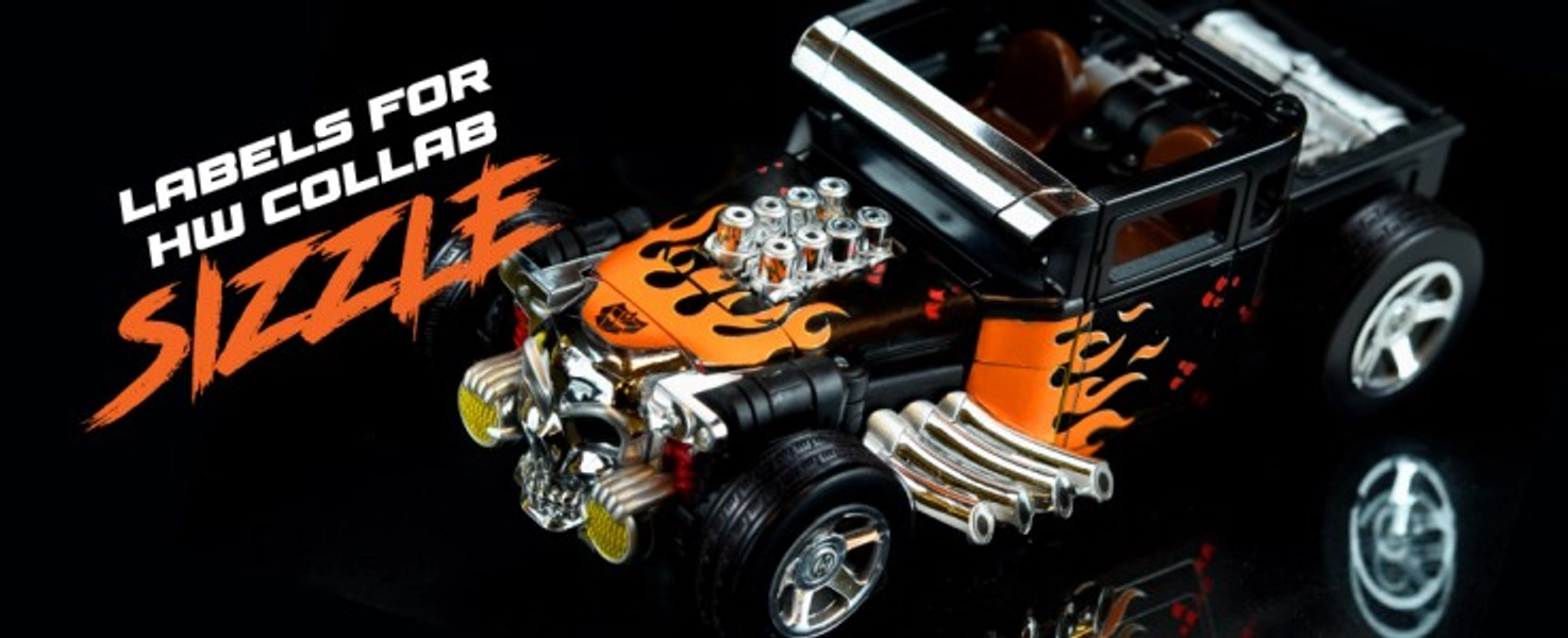 Stickers & Labels for HW Collab Sizzle - Toyhax - Reprolabels