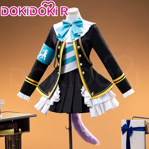 Mejiro McQueen Toukai Teiou Oro Nave Costume Cosplay Gioco DokiDoki-R Donne Uniforme Vestito Coda Di Natale Cosplay Più Il Formato - AliExpress 200000532