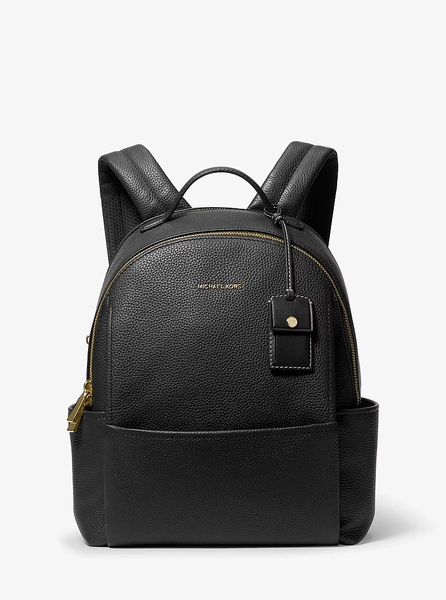 Sable Medium Pebbled Leather Backpack