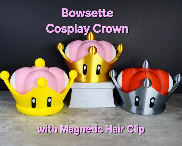 Bowsette Super Mario Bros Crown 
