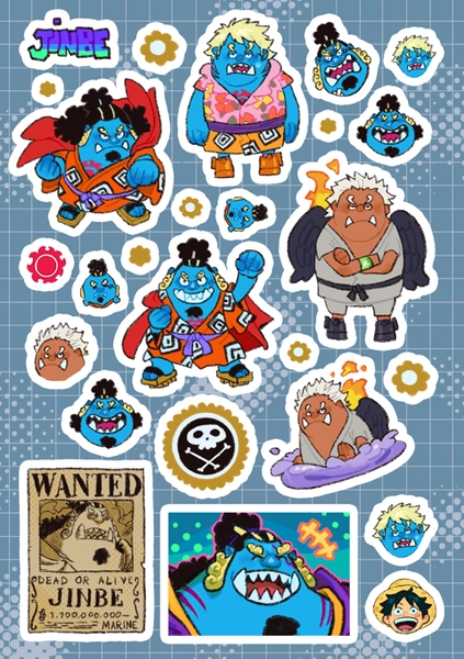JINBE Sticker Sheet