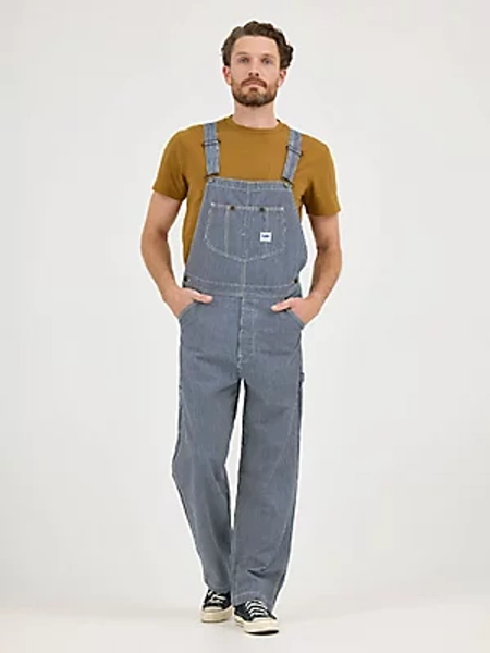 Men's Railroad Stripe Workwear Bib Overall | Men's Union-Alls & Overalls | Lee®