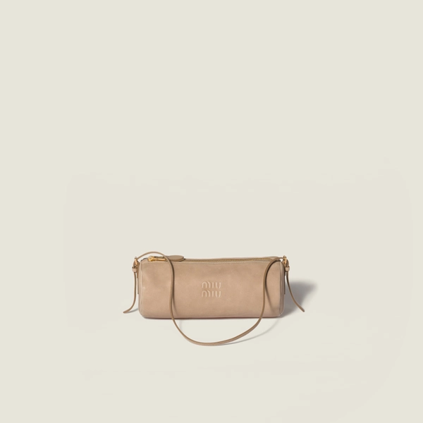 Miu Liu Nappa leather pouch