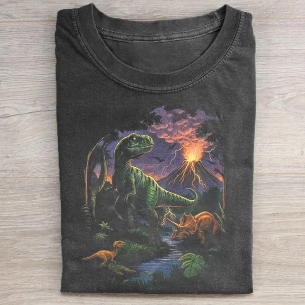 Vintage Jurassic Dinosaur 90s Graphic T-shirt