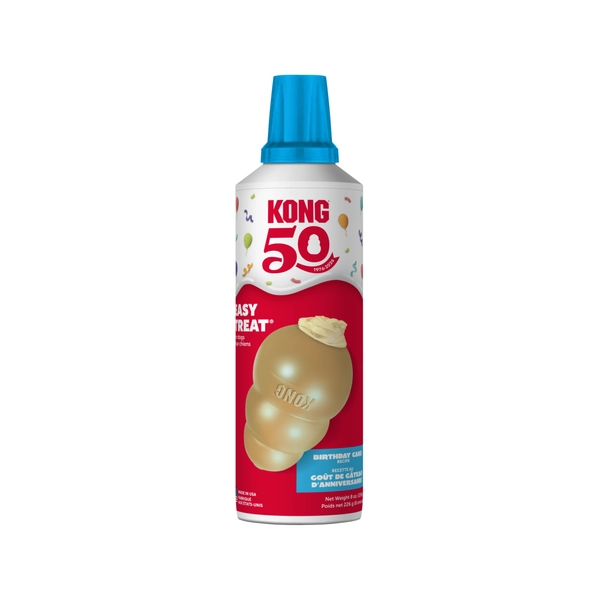 Kong Easy Treat Squeezable Dog Treat, Birthday Cake